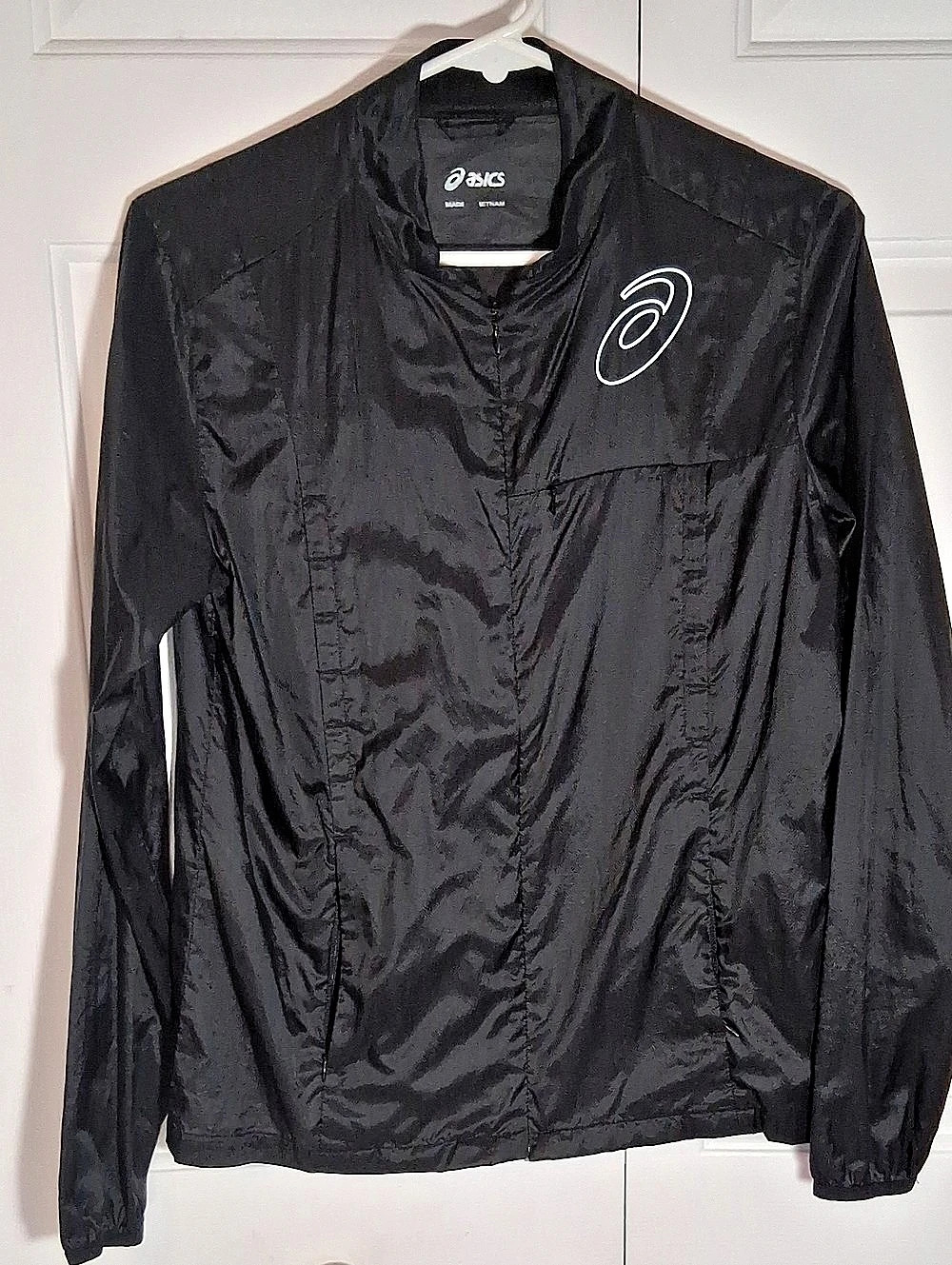 ASICS Black Lightweight Running Jacket Packable
